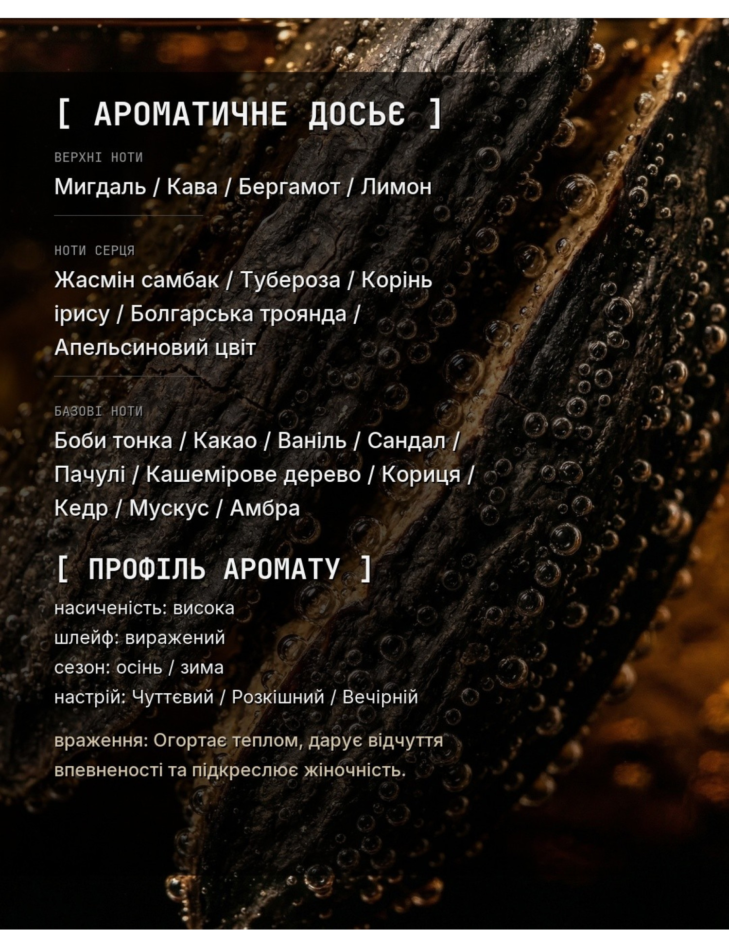 OLFx Niche GOOD GIRL — ароматичне досьє OLFx