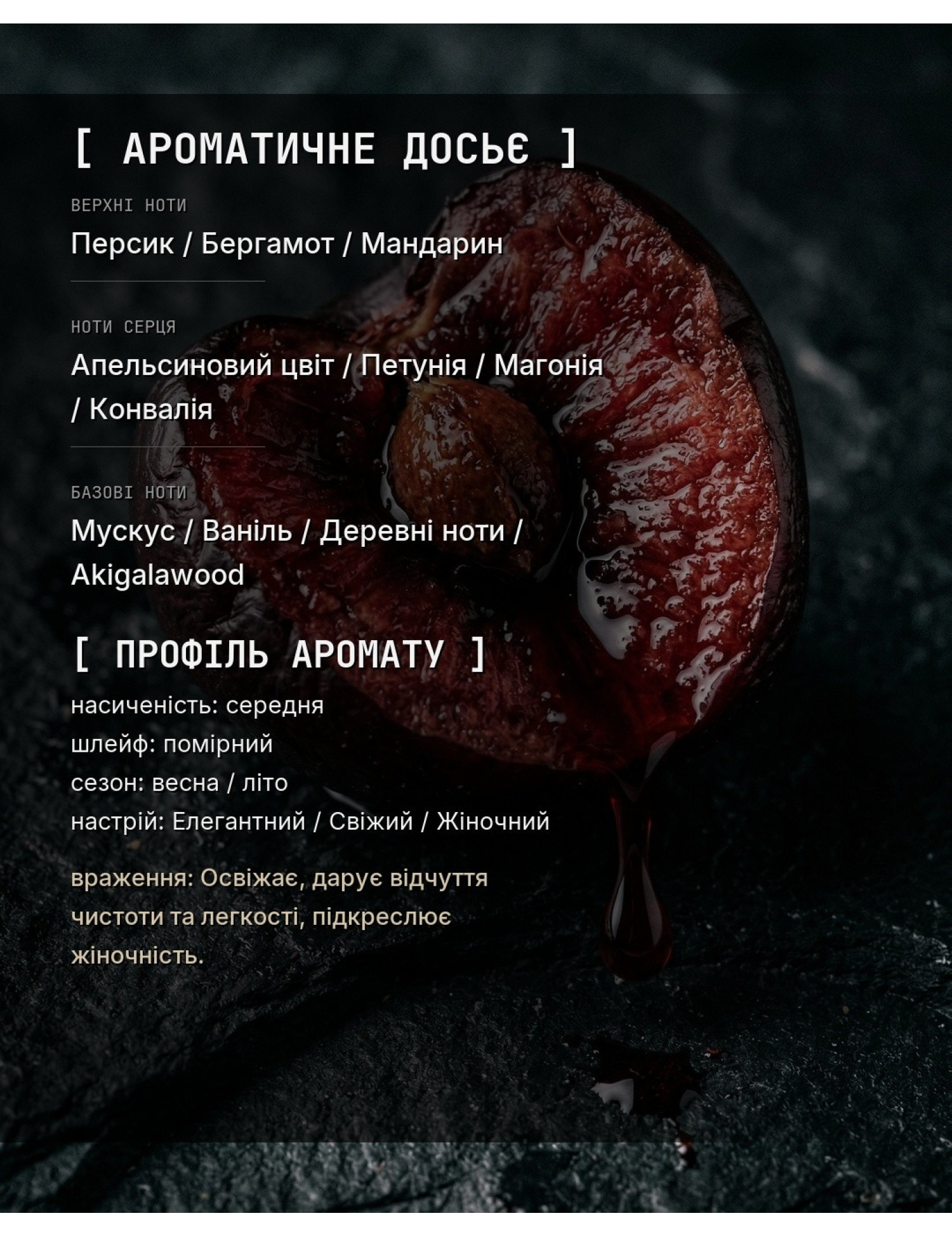 OLFx Niche DE MARLY VALAYA — ароматичне досьє OLFx